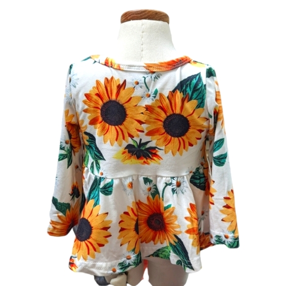 Baby Sunflower Stretchy Dress - Picture 3 of 4